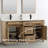 Marashio 61 " W Freestanding Standard 2 Double Vanity Bathroom Vanity With Quartz Top