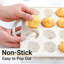 Mini moule à 24 muffins en silicone avec cadre et poignées en métal, moule antiadhésif pour petits gâteaux