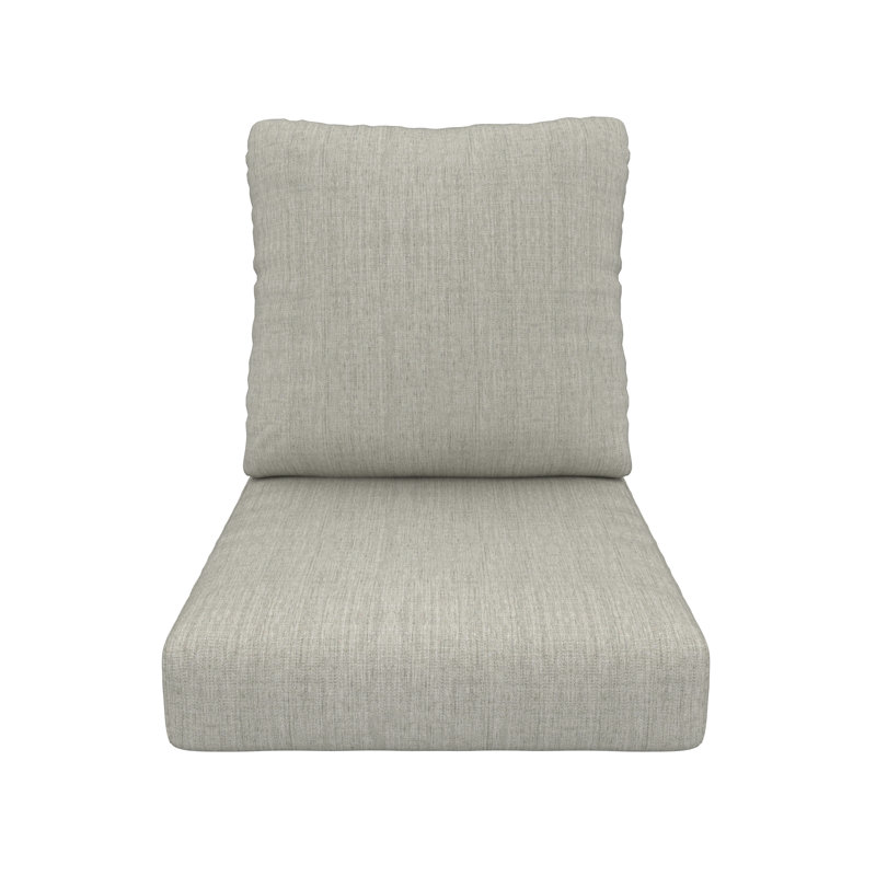 Deep Seating Outdoor Sunbrella® Seat/Back Cushion, Canvas Granite Sunbrella® Canvas