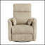 Fauteuil inclinable et pivotant moderne avec revêtement en microfibre, confort moelleux et coussins assortis pour le salon-1478499932