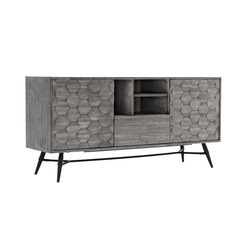 Buffet Makena en bois d'acacia gris