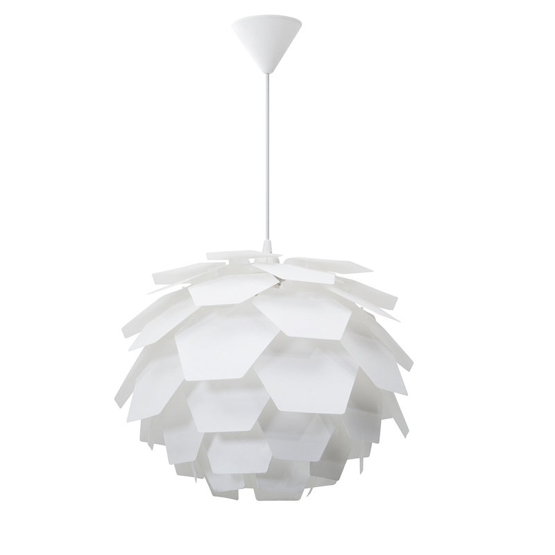 Hampshire 1 - Light Unique/Statement Pendant, 165cm H x 40cm W x 40cm D, Copper/White