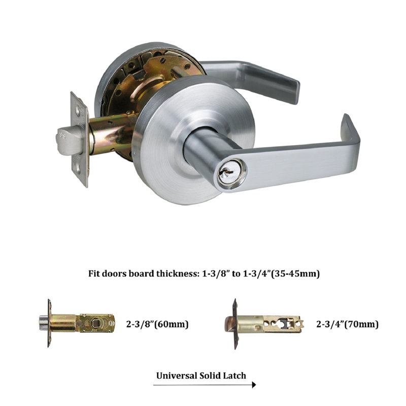 Chrome Keyed (Entry) Door Lever