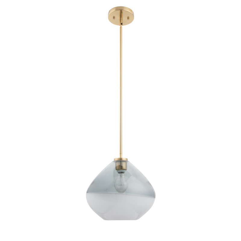 Luminaire suspendu or 1 lumière Elides
