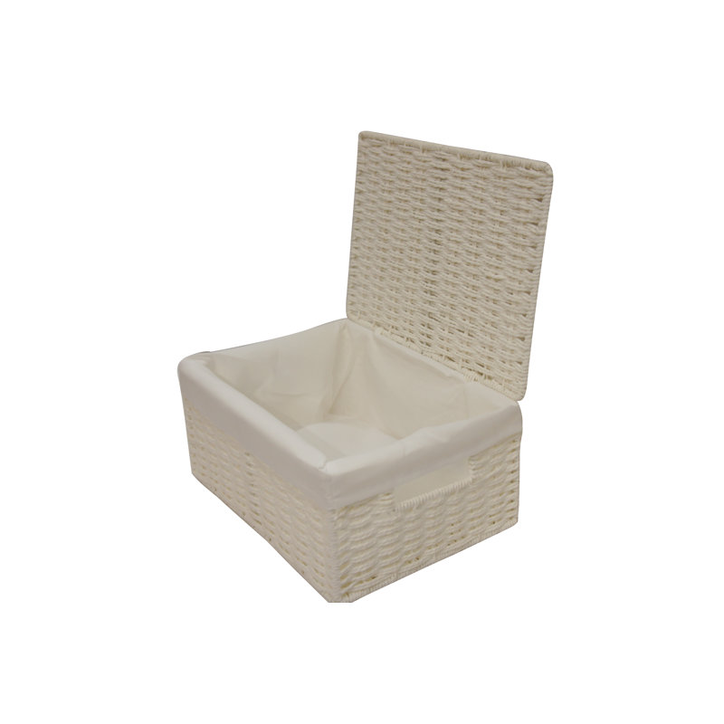Wicker Laundry Basket, Small (13.5cm H x 27.5cm W x 20cm D)