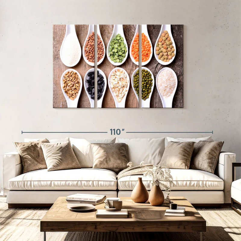 Yarlin Grains, 48" H x 74" W