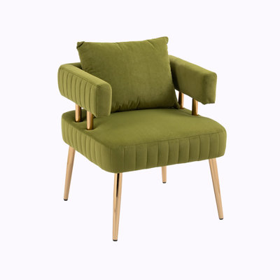 Chaise avec accoudoirs d'appoint