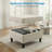 3-Piece Linen L-Shaped Set: 3-Seater Sofa, Loveseat with Ottoman & Side Pockets, Beige-1822042397
