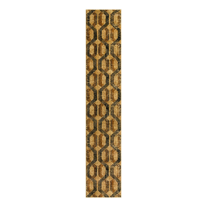 Brennin Geometric Indoor Rug, Runner 2'2" x 12'