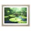 Blissful Water Lily Pond - Single Picture Frame Print-503909052-503909043