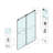 Frameless Double Sliding Shower Door