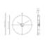 Metal Analog Wall Clock