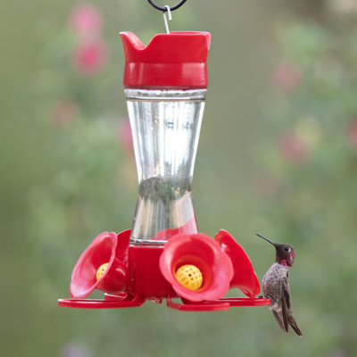 Elson Glass Hanging Hummingbird Feeder
