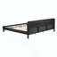 Lit en bois de pin massif, stable et durable, aucun sommier requis