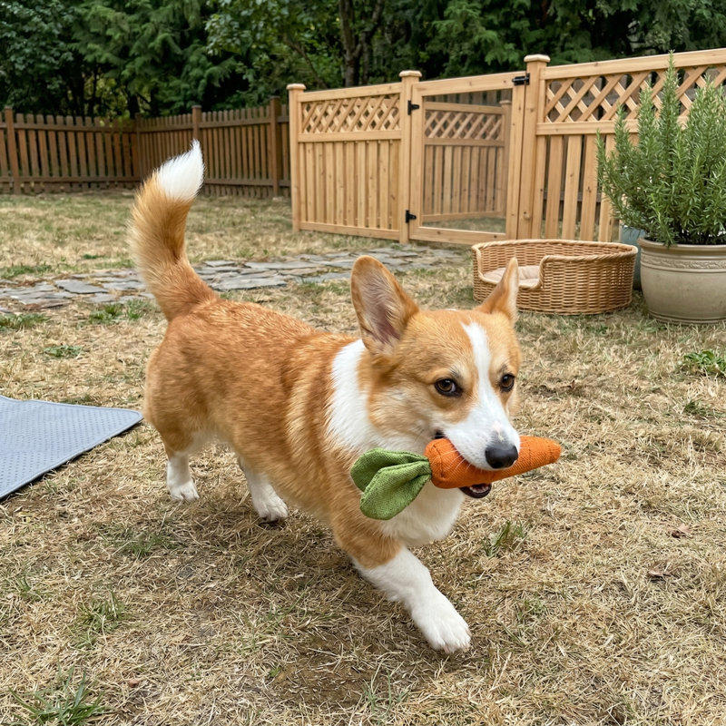 Jouet pour chien en caoutchouc Squeaky
