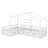 Bladric Twin Size House Platform Bed with Three Storage Drawers-91903842