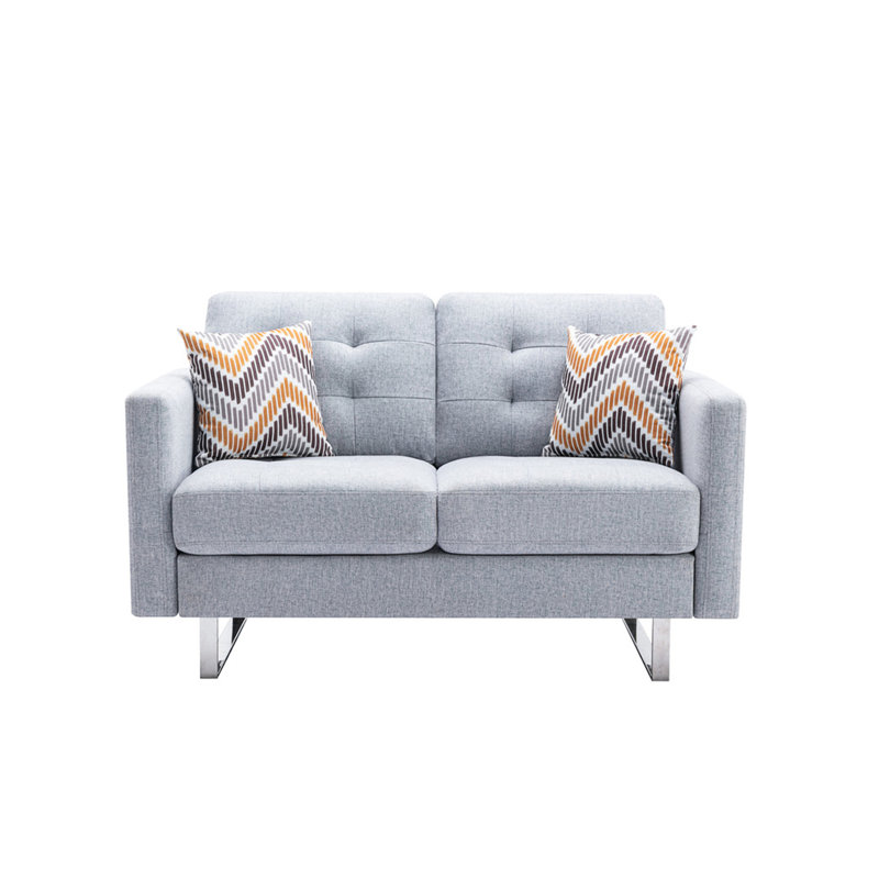 Causeuse en tissu 53,5 po Victoria