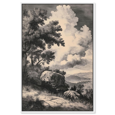 Toile de ferme Chiaroscuro par Art Remedy