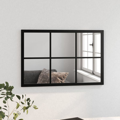 Mikayia Rectangular Metal Wall Mirror