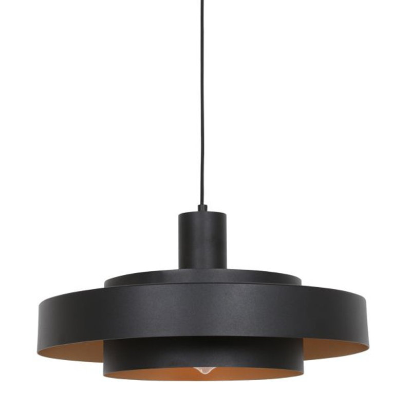 Berthelot 1 - Light Schwarz Drum Pendant