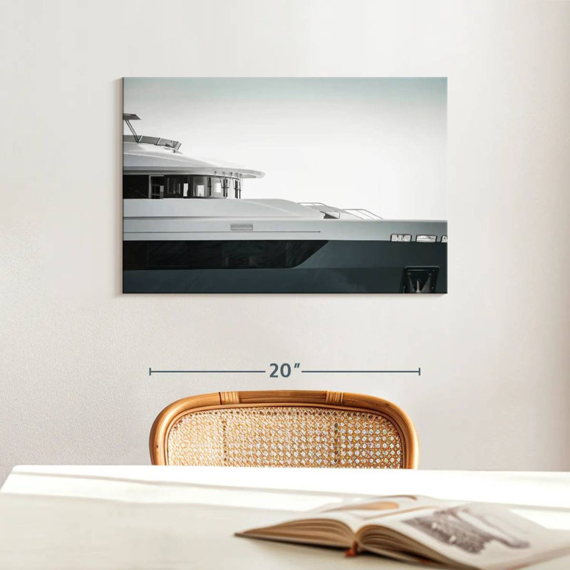 Mehar Superyacht, 16" H x 24" W