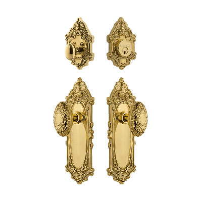 Nostalgic Warehouse Victorian Entry Set with Victorian Knob