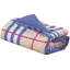 Ensemble d'édredon réversible en microfibre bleu / beige / rouge / blanc -1959818458