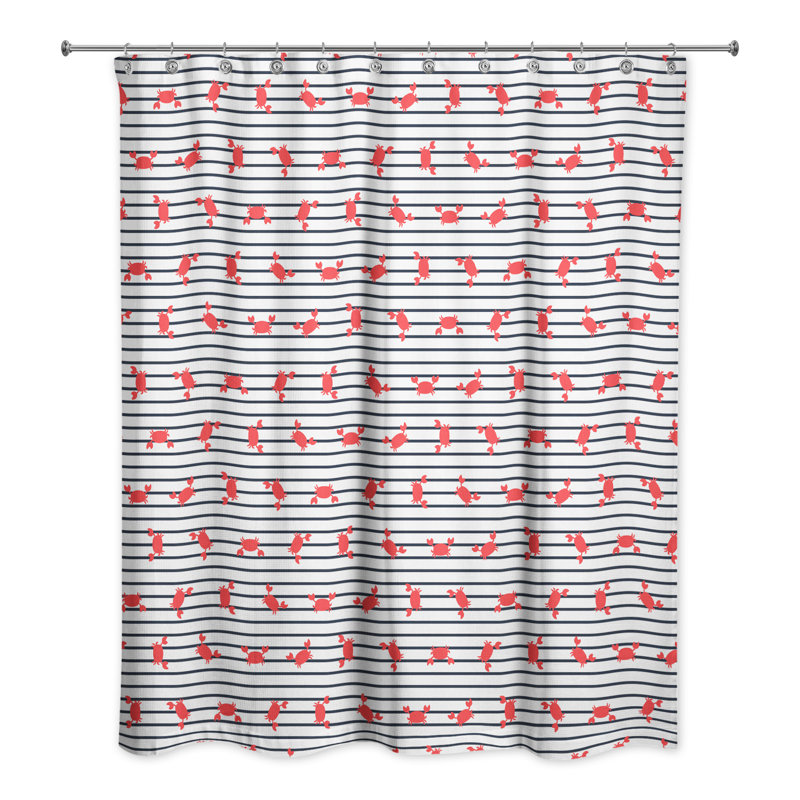 Allyson Striped Shower Curtain