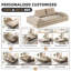 Lit multifonctionnel en tissu de chenille Boneless-1077267413-1077267408