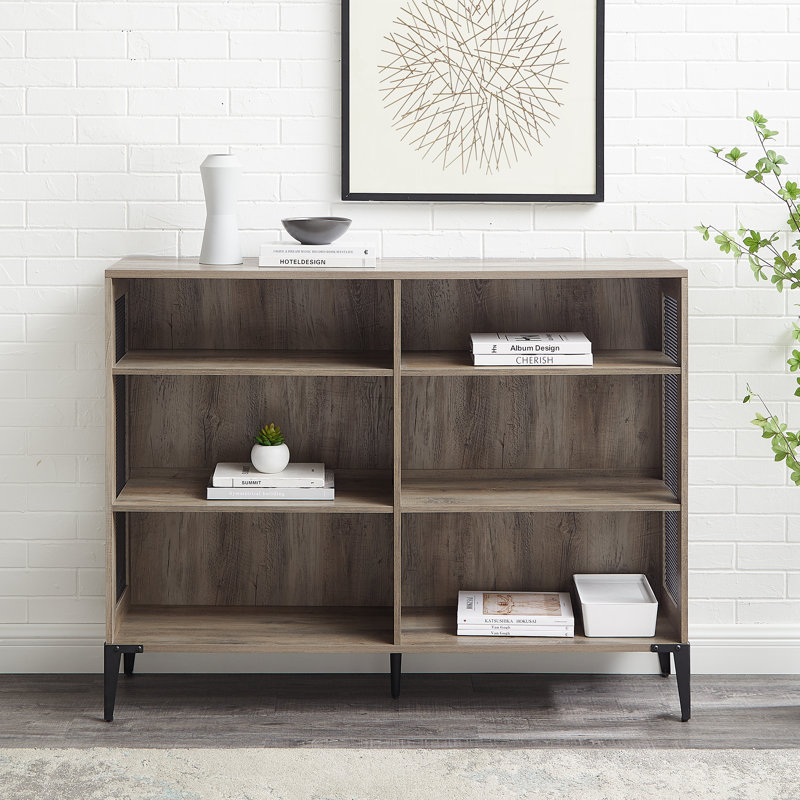 Nazarene Bookcase, Gray Wash