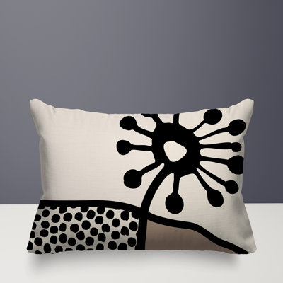 Jai Abstract Reversible Indoor/Outdoor Lumbar Pillow