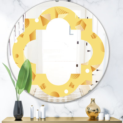 Miroir mural Minimal Quatrefoil