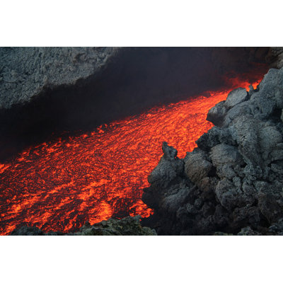 " Volcanic Lava Flow " by Serjedi