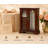 Vintage Jewelry Box with Mirror, Wooden Jewelry Organizer and Storage Case for Women，Brown