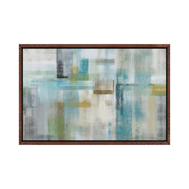 Bits And Pieces - Print on Canvas, 66.04 cm H x 45.72 cm W, Classic Brown Wood Framed