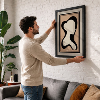 Silhouette In Profile Minimalist - Print