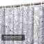 Rideau de douche imperméable avec 12 crochets Doodle Wave-262759889