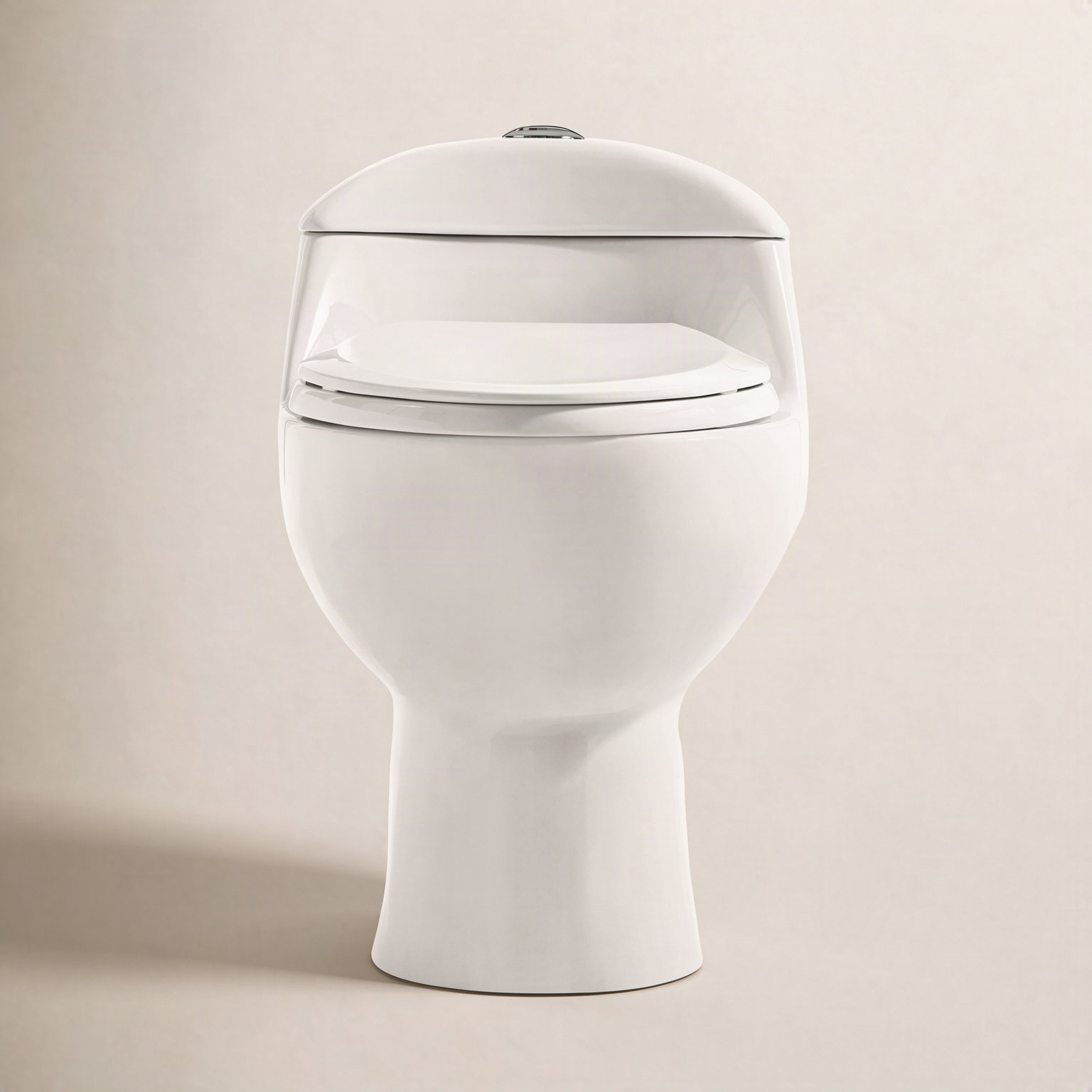 Château 1-Piece Dual-Flush Toilet, Cotton White