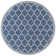 Hague Moroccan Trellis Textured Weave Navy/Gray Indoor/Outdoor Rug