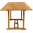 Rectangular Teak Outdoor Bar Table With Umbrella Hole , 71'' in. W 43'' in. D