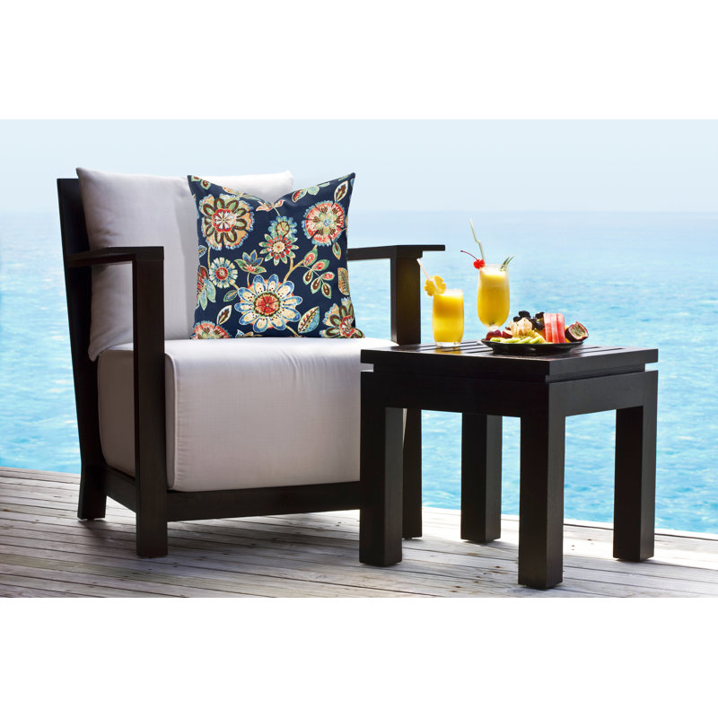 Bloom Resilience 16" Square Outdoor Accent Pillow in Multicolor