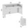 Arrive 72W x 30D Reception Desk with 3 Drawer Mobile Pedestal
