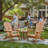 2-Piece Adirondack Chair Set with Pre-Assembled Backrest for Patio & Garden