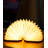 Folding Accordion Lamp, Portable Wooden Desk Lamp Creative LED Paper Lantern