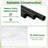 Mini Greenhouse with 5 Tier Shelves, PE Cover, Roll-Up Zipper Door-122258755