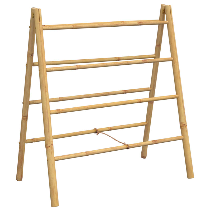 Allyna Wood Wall Towel Stand