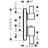 Ecostat Square Temperature Memory Thermostatic Valve Trim-41425467