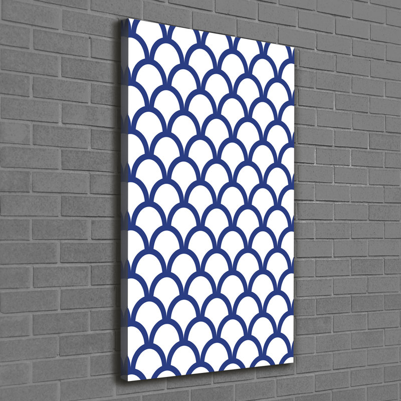Marinistic Background - Wrapped Canvas Print