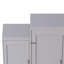 Lit plateforme grand lit escamotable, grand lit escamotable avec 2 garde-robes et tablette de rangement, cadre de lit plateforme pliable multifonctionnel pour chambre d'amis, chambre à coucher, gris-892880767-892880762