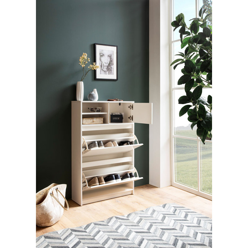 12 Pair Flip Down Shoe Storage